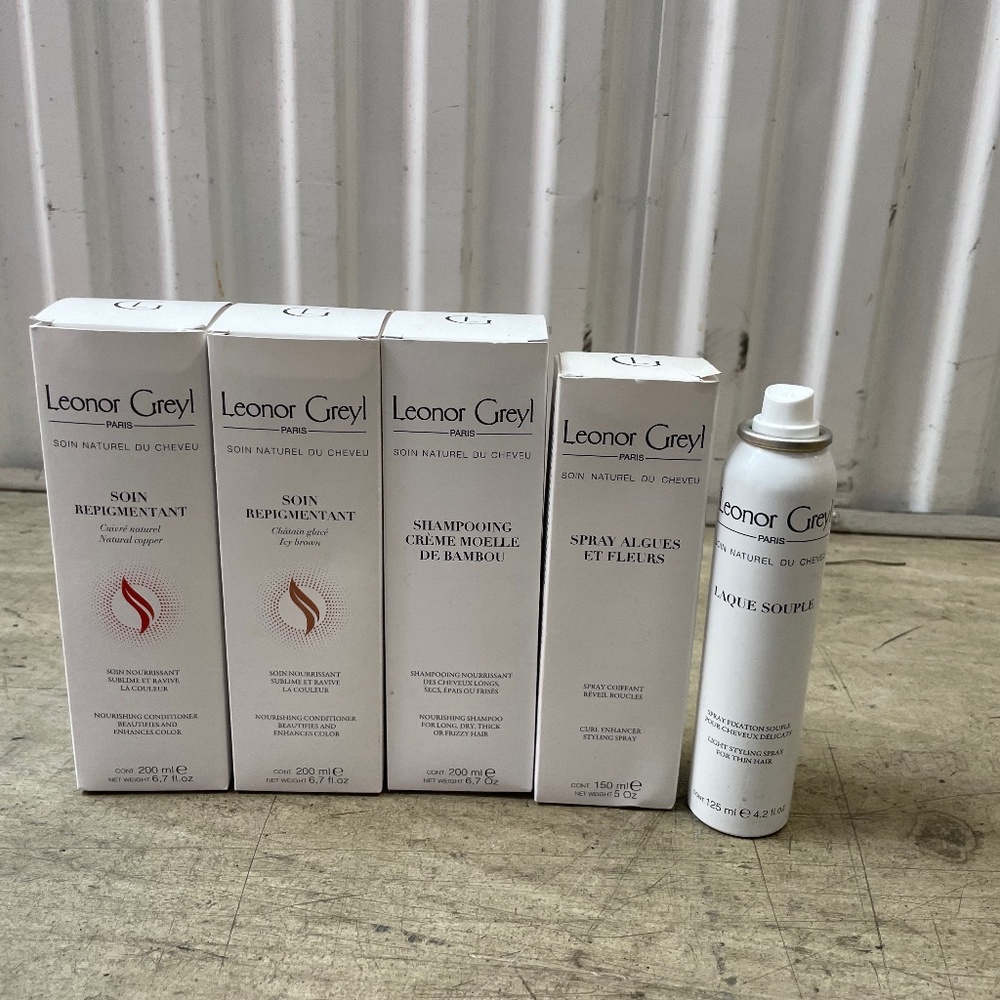 Brand new lot bundle of leonor greyl hair care products